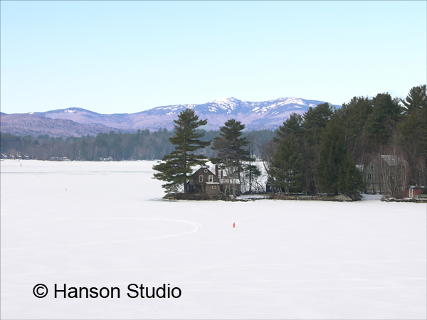 Newfound Lake, NH - Pilot Point - Winter